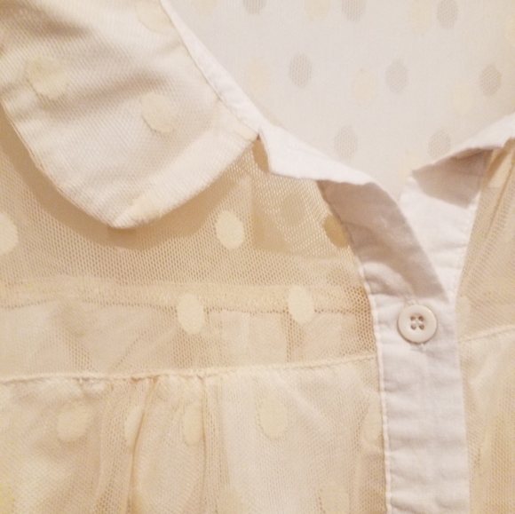 Comme Toi Button Down Blouse - Picture 5 of 5